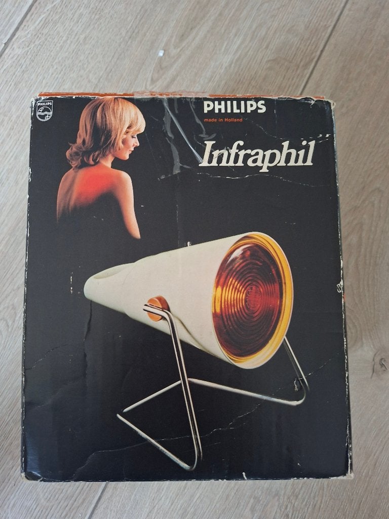 Vintage Philips Infraphil infraroodwarmtelap, Ophalen of Verzenden, Persoonlijke verzorging