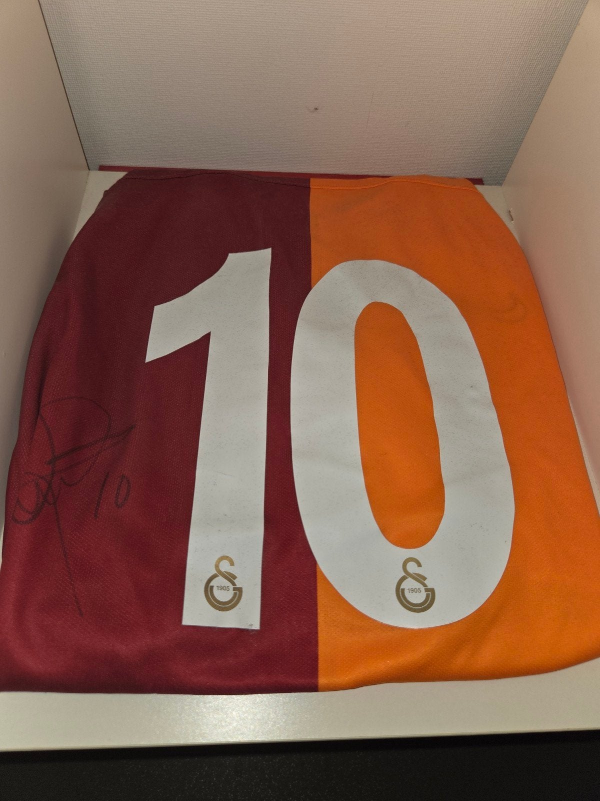 Gesigneerd Galatasaray voetbalshirt Wesley Sneijder, Ophalen of Verzenden, Zo goed als nieuw, Shirt