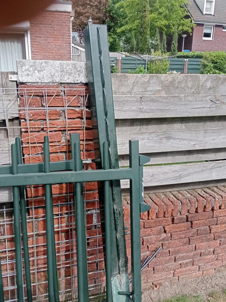 Ijzeren poort, Tuin en Terras, Tuinhekken en Hekwerk, Ophalen of Verzenden, IJzer, Sierhekwerk