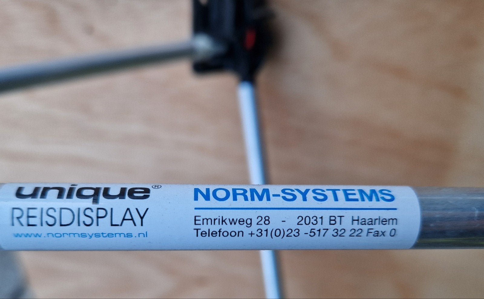 Reisdisplay Unique met magneetstrips beurswand vouwwand, Ophalen of Verzenden, Zo goed als nieuw, Reclamebord