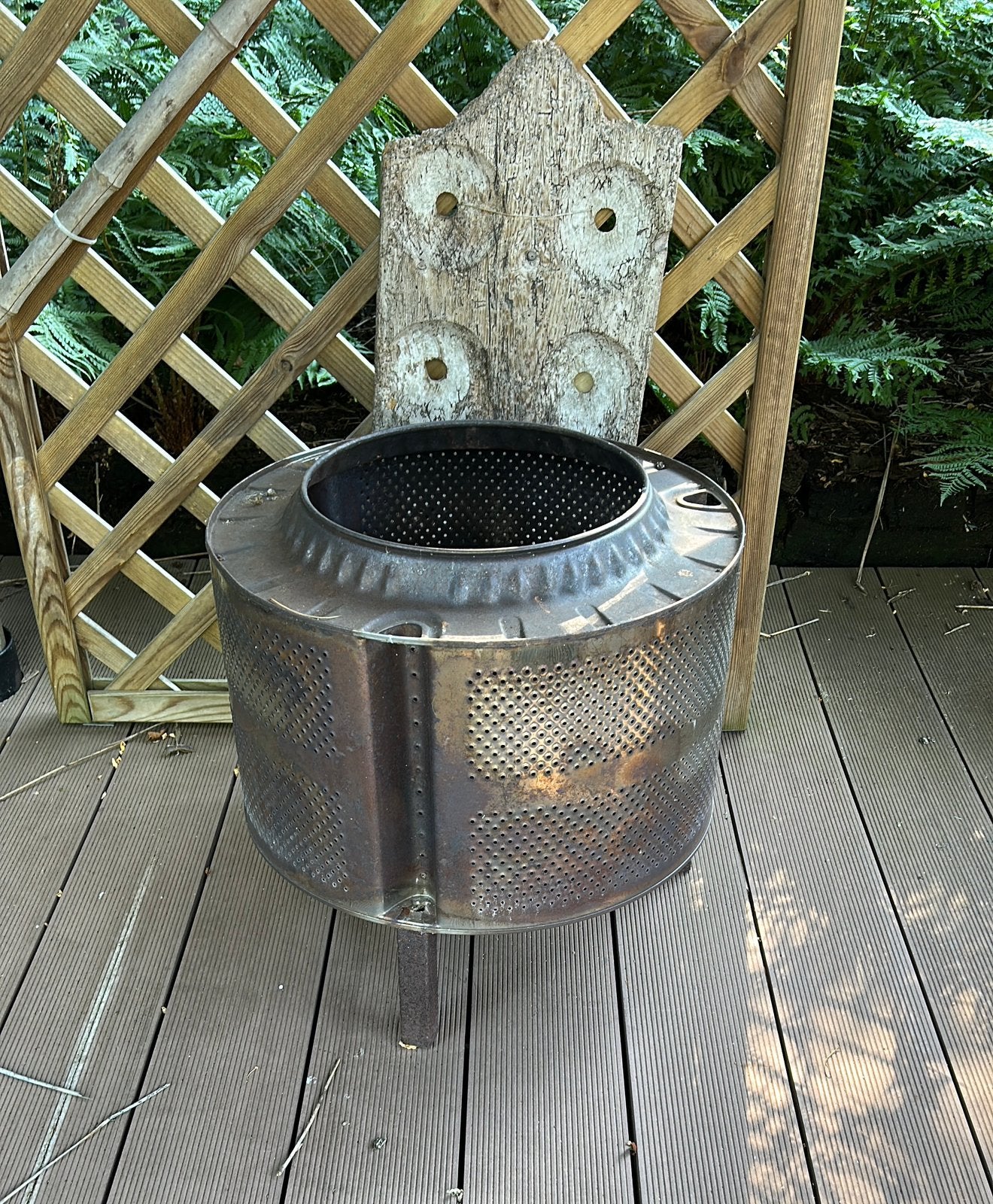 Super vuurkorf, Tuin en Terras, Ophalen, Gebruikt, Vuurkorf