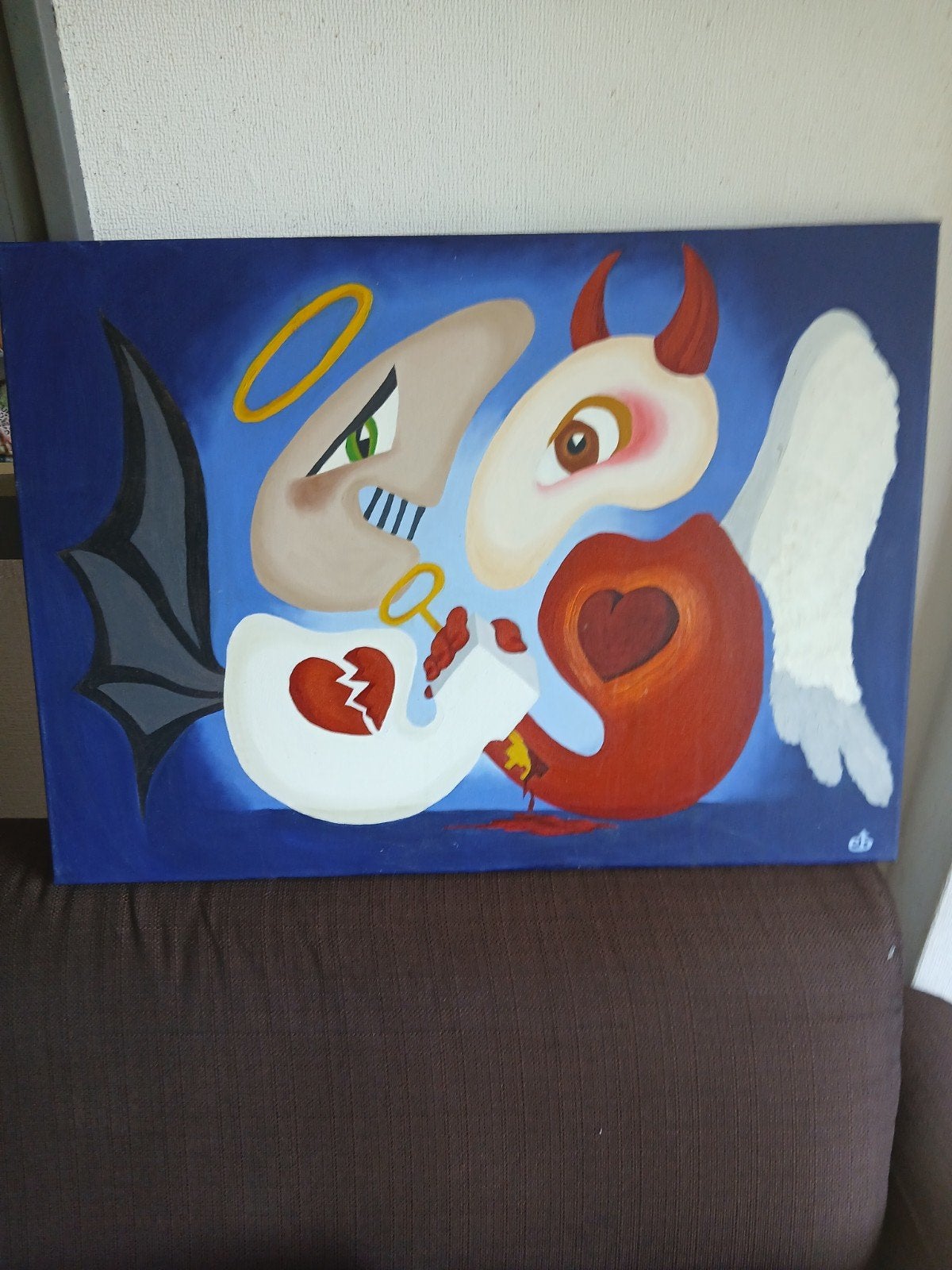 zeer fraai schilderij, Ophalen