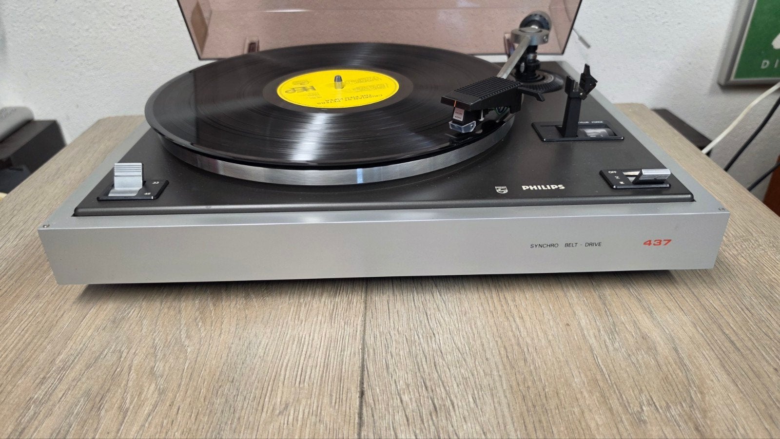 Philips 22GA437 437 semi automatische platenspeler, Philips, Gebruikt, Automatisch, Info@philips.com