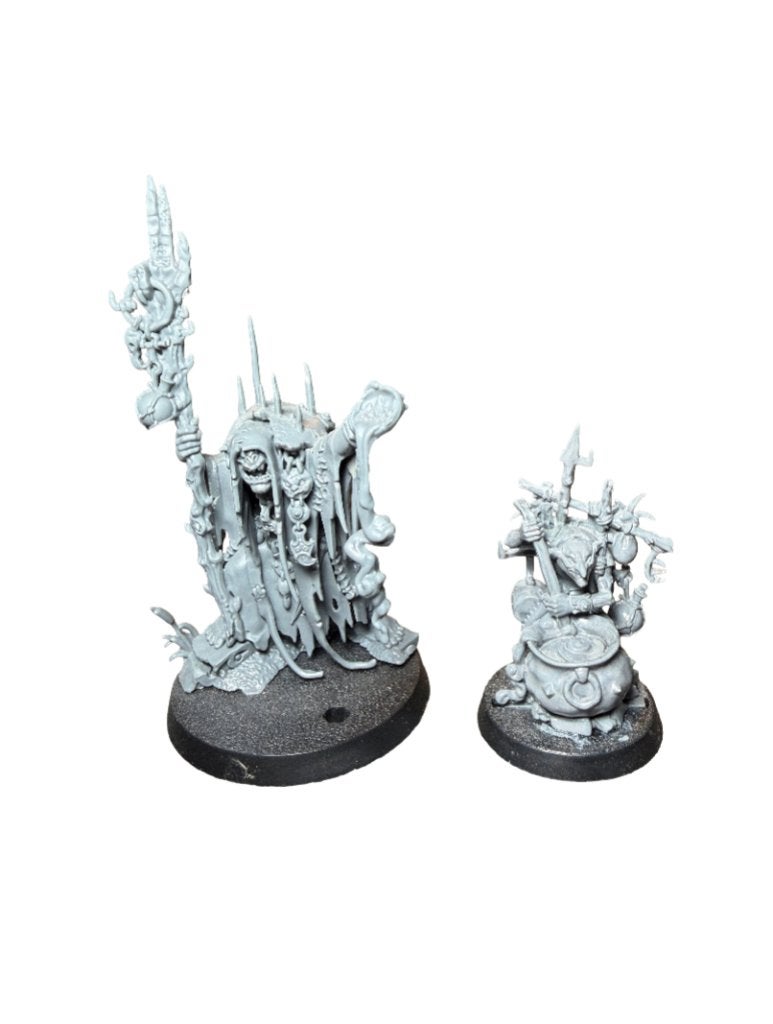 Warhammer Age of Sigmar Orruk Warclans Swampcalla Shaman, Hobby en Vrije tijd, Wargaming, ., Warhammer, Ophalen of Verzenden, Zo goed als nieuw