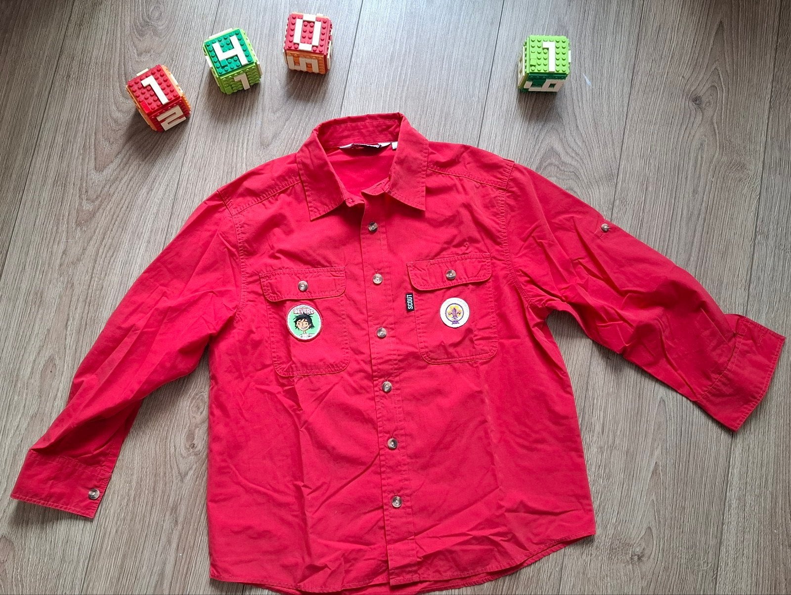 Scouting Bever blousen maat 140 + dames maat 36, Ophalen of Verzenden, Gebruikt, Kleding