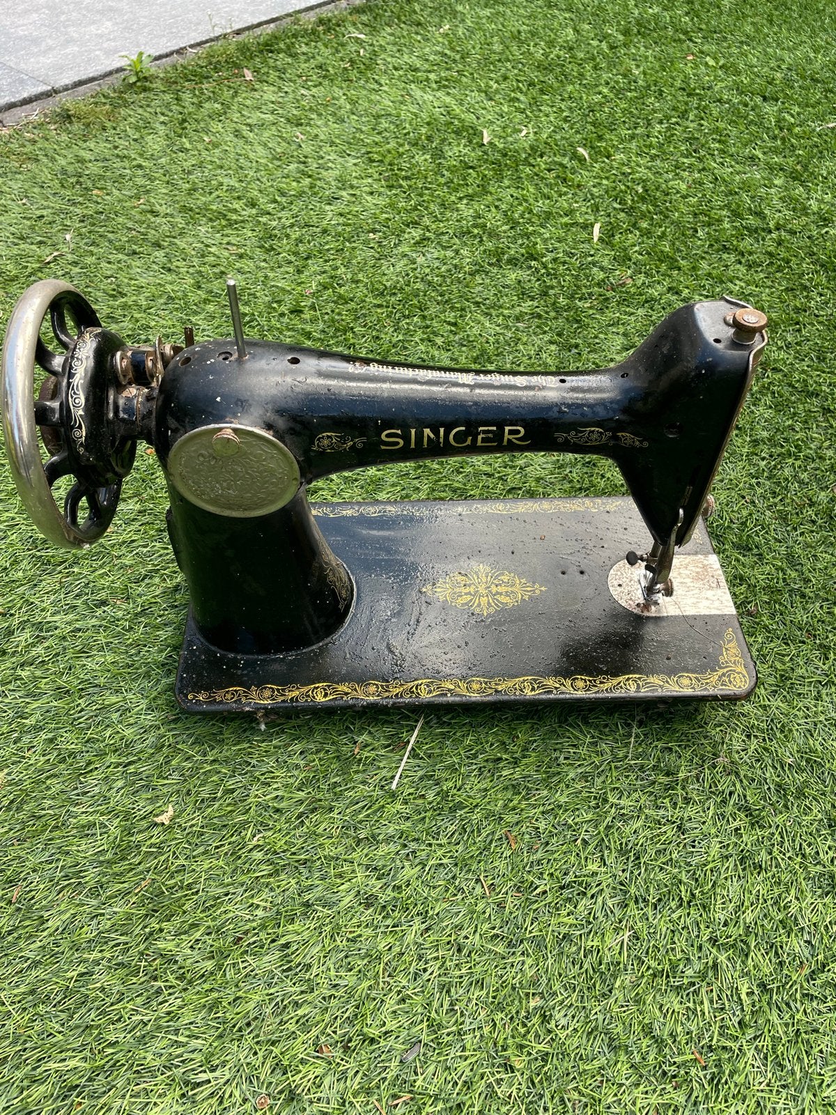 Antieke Singer Naaimachine - Decoratief Stuk, Antiek en Kunst, Antiek | Naaimachines, Ophalen of Verzenden