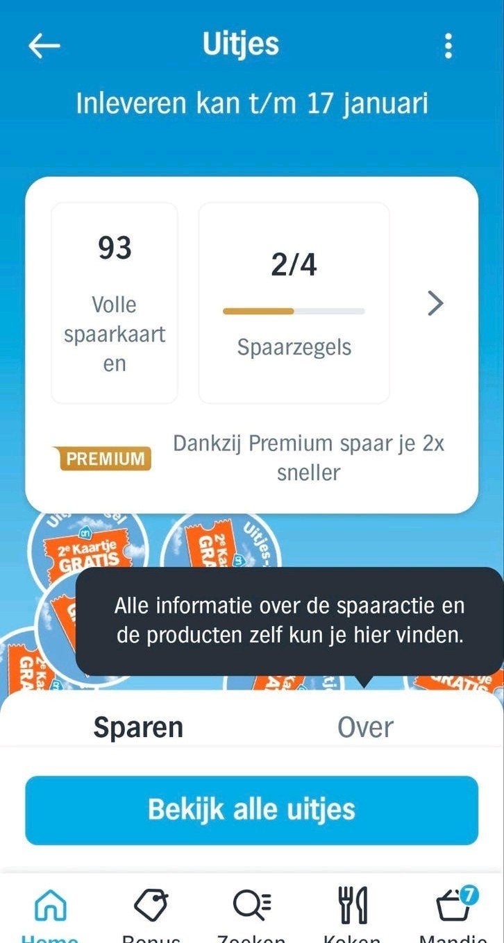 AH Spaarzegels: 2e Bioscoopkaartje of Uitje Gratis, Tickets en Kaartjes, Twee personen, Kortingsbon, Overige typen