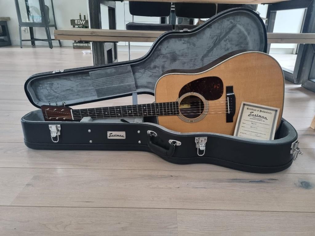 Eastman E8D-TC + K&K Pure Mini | topstaat | inclusief koffer, Muziek en Instrumenten, Snaarinstrumenten | Gitaren | Akoestisch