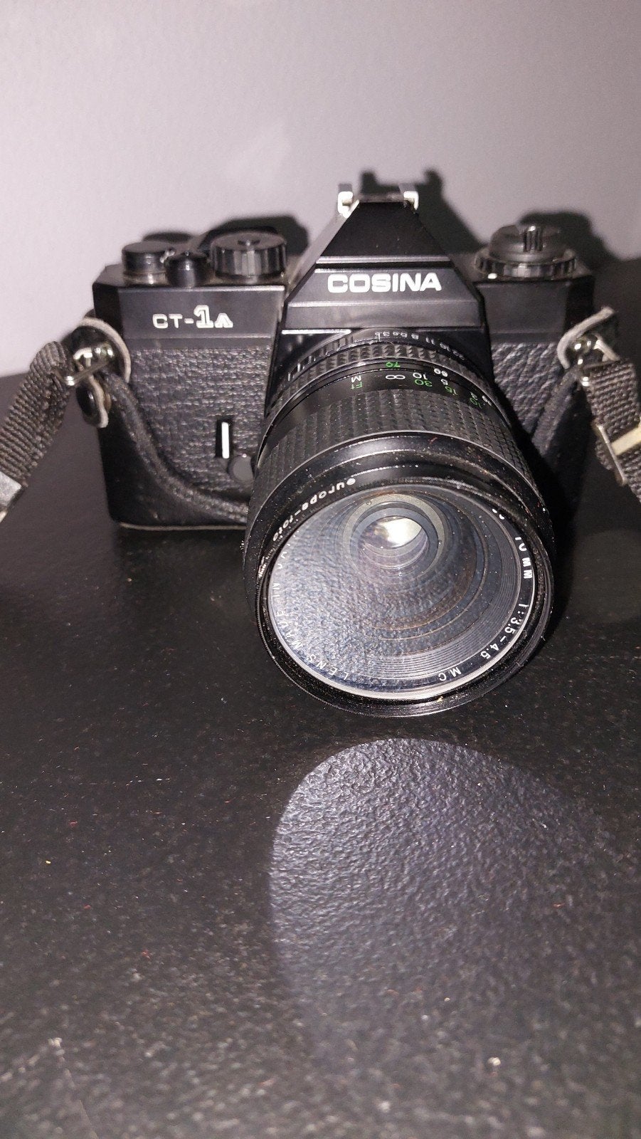 Cosina CT-1A Spiegelreflexcamera met lens en tas, Ophalen of Verzenden, Gebruikt, Spiegelreflex, Overige Merken