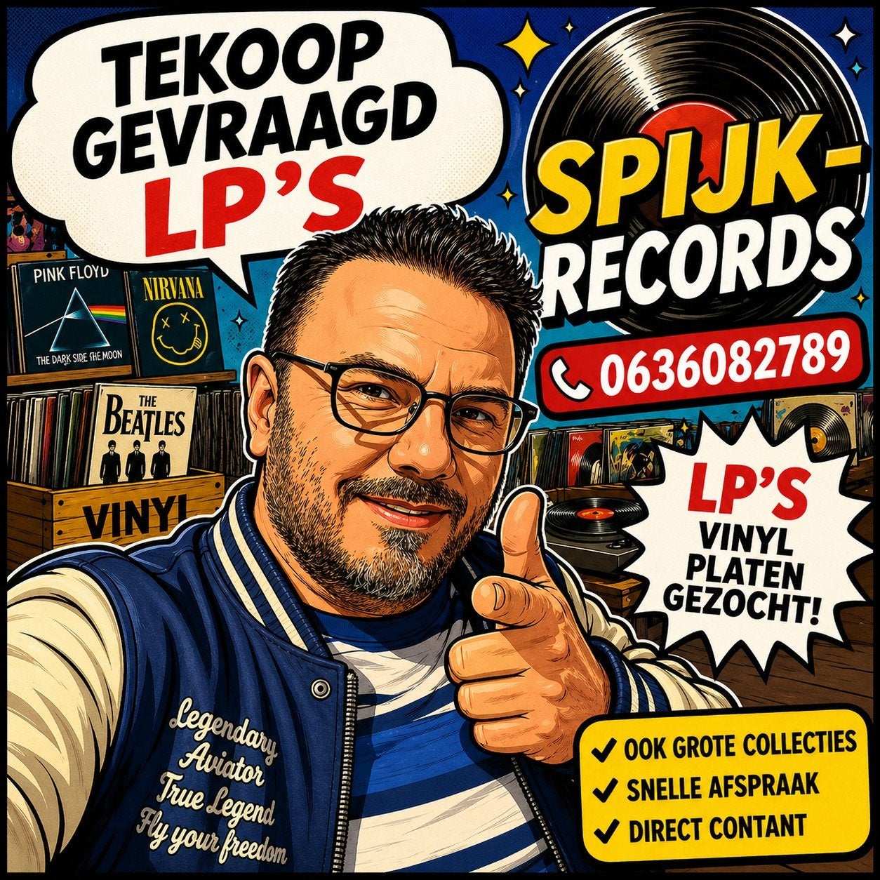 LP's gezocht - Spijk-Records koopt jouw vinyl!, Cd's en Dvd's, Ophalen, LP, Rock, Gebruikt