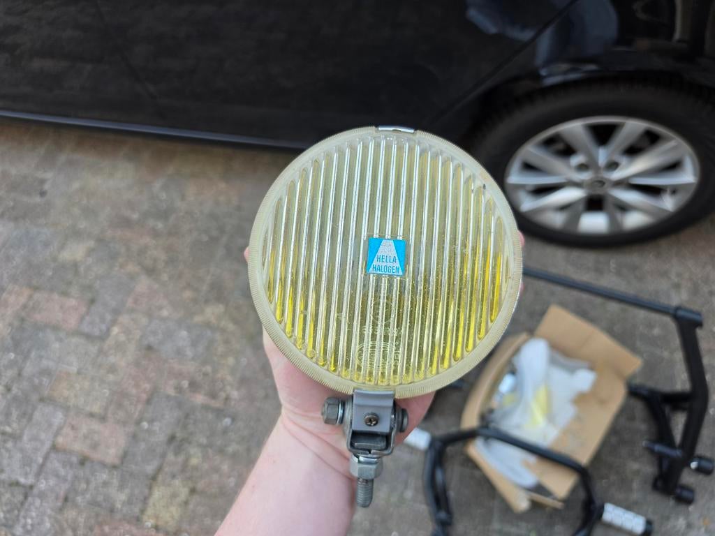 Hella Mistlampen Oldtimer - Gele Glazen, Ophalen, Gebruikt, Universele onderdelen