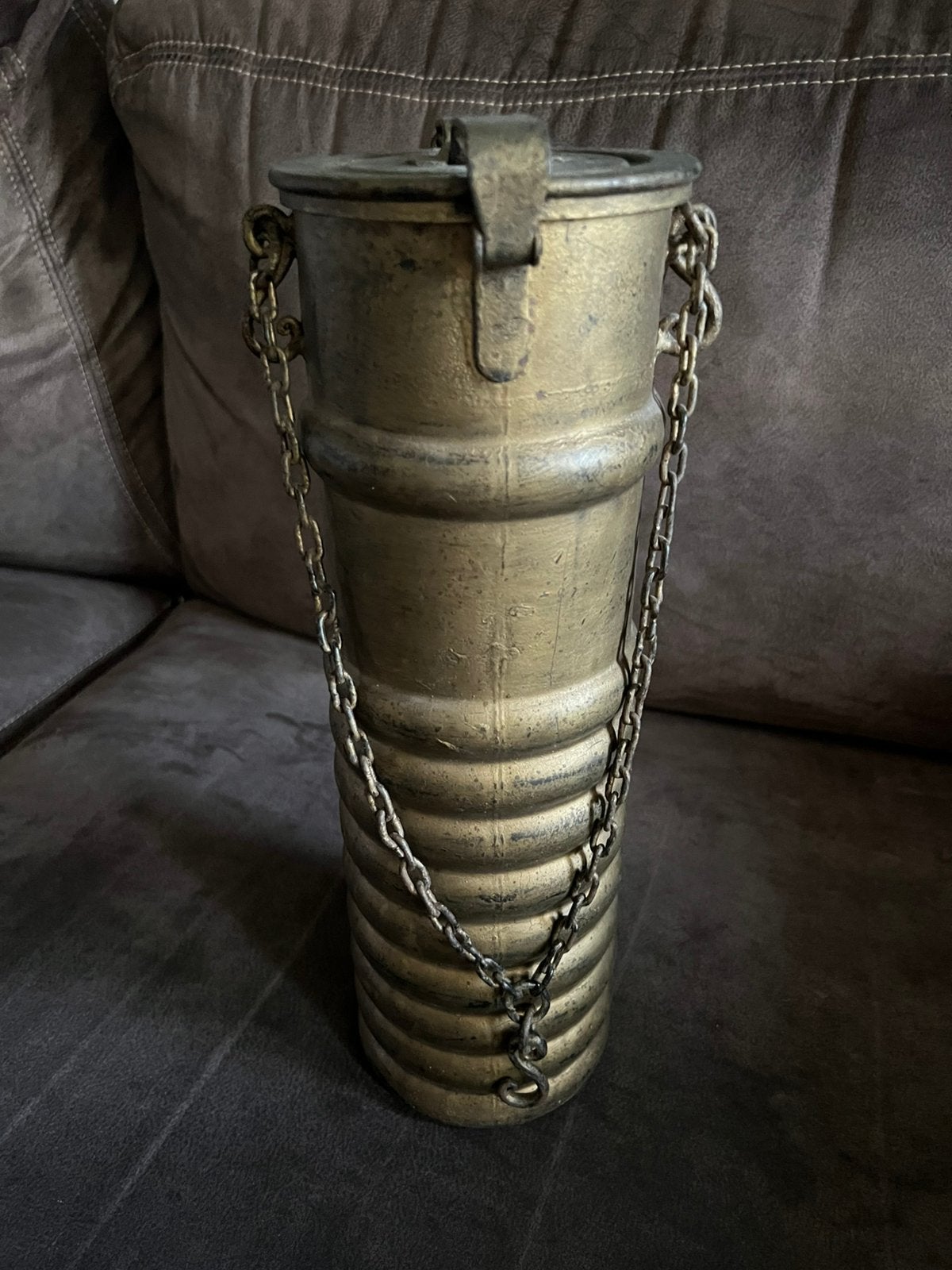 Artillerie Mortier Metalen Houder / Huls Tweede Wereldoorlog, Ophalen of Verzenden, Landmacht, Duitsland, Overige typen