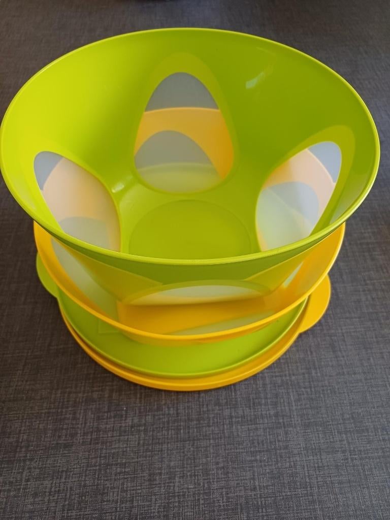 Salade schalen, Ophalen of Verzenden, Zo goed als nieuw, Groen, Schaal
