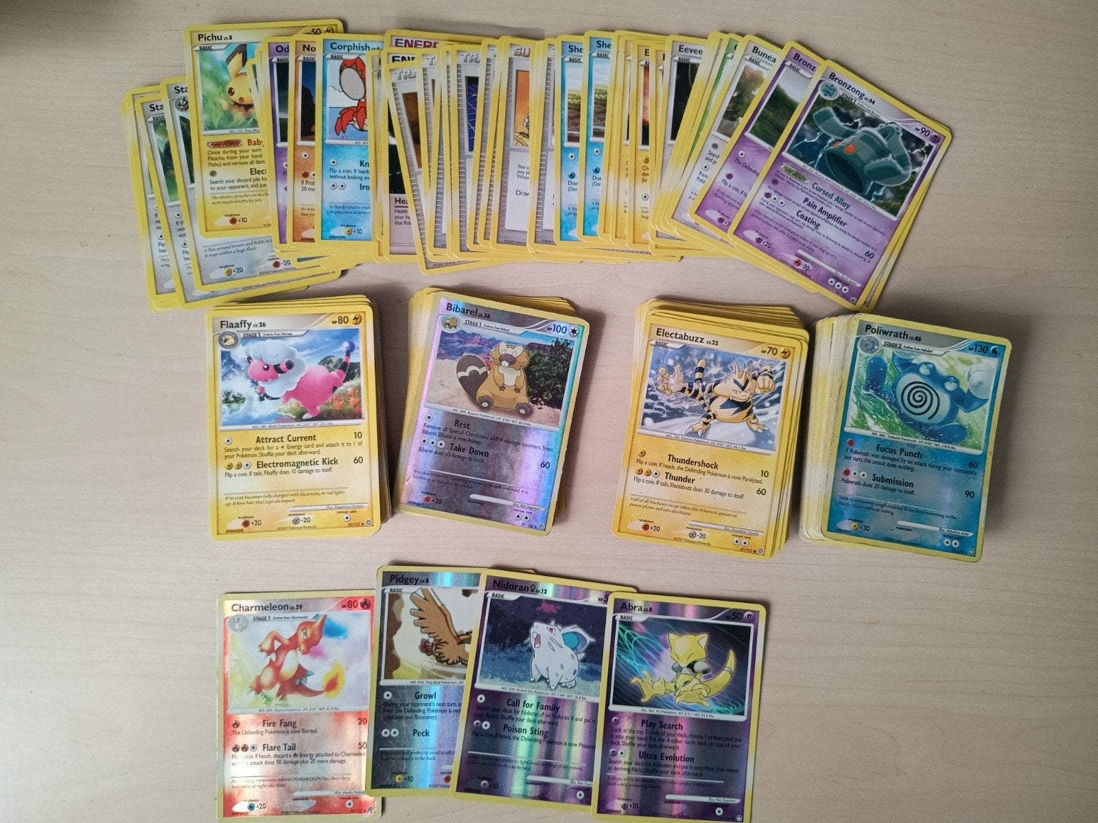 Pokémon Diamond & Pearl kaarten - +/-200 stuks, Verzamelen, Speelgoed, Ophalen of Verzenden, Gebruikt