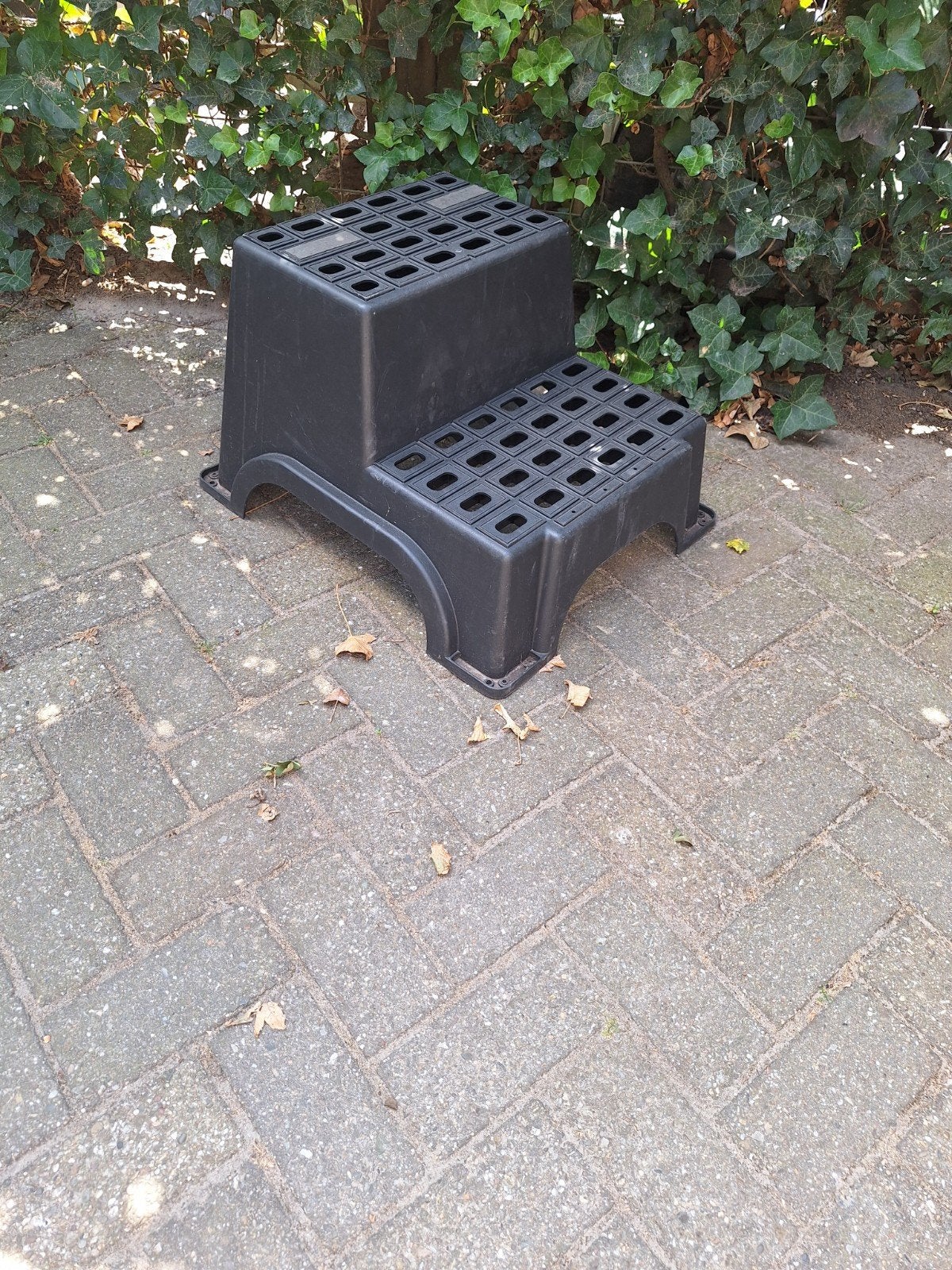 Opstapje voor caravan of camper., Caravans en Kamperen, Kampeeraccessoires, Ophalen of Verzenden, Gebruikt