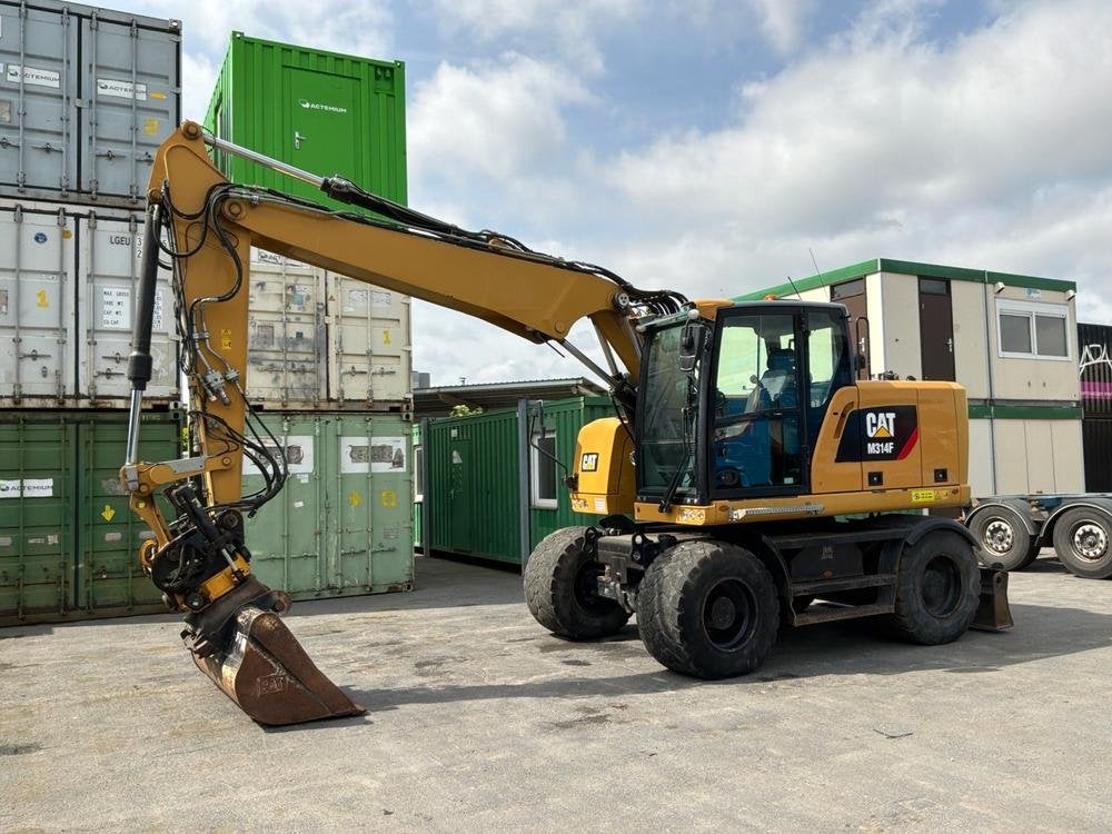 2017 Caterpillar M314F Banden Graafmachine, Zakelijke goederen, Machines en Bouw | Kranen en Graafmachines, Graafmachine