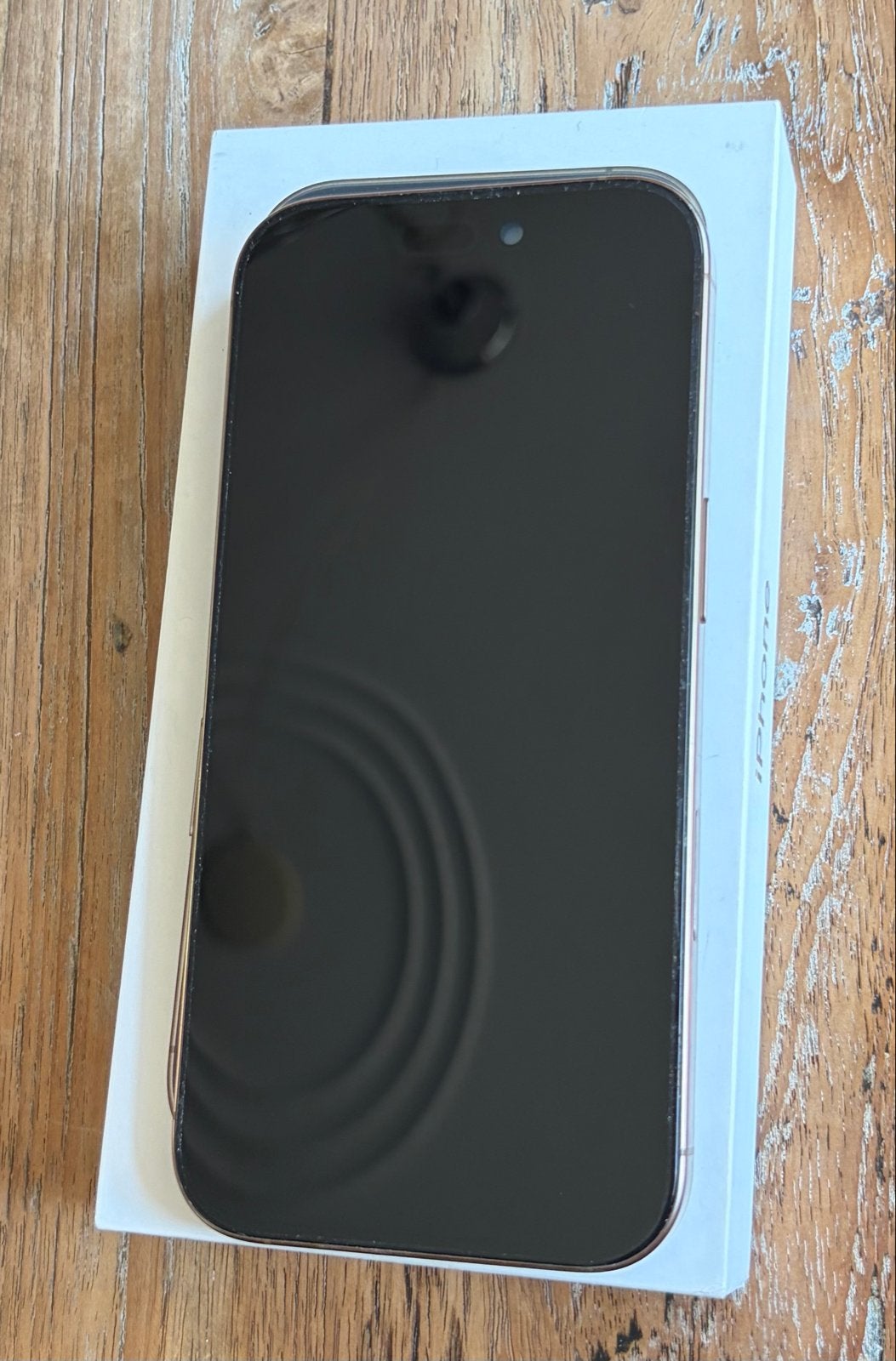 iPhone 16 Pro 1TB Goud - let op selfie camera werkt niet, Telecommunicatie, Mobiele telefoons | Apple iPhone, Gebruikt, 1 TB, Zonder simlock