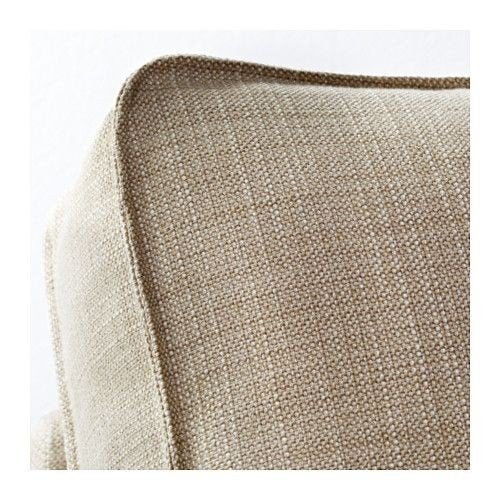 Ikea Kivik hocker /poef met Isunda beige hoezen, Ophalen, Gebruikt, Overige maten, Minder dan 75 cm