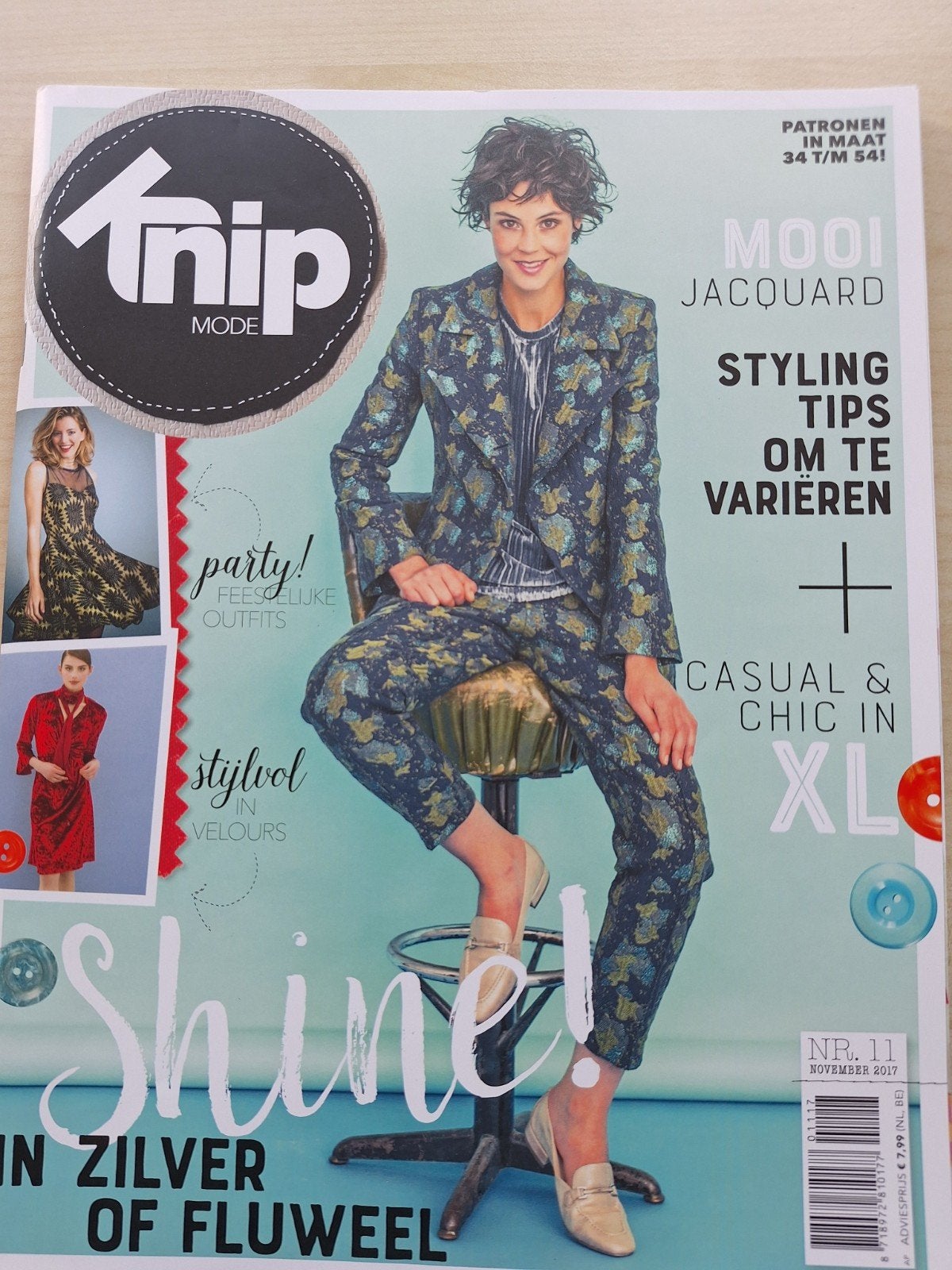 Knipmode November 2017  .., Vrouw, Ophalen of Verzenden, Knipmode, Overige typen