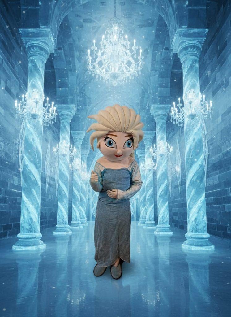 Mascotte Elsa, Ophalen of Verzenden, Zo goed als nieuw, Verjaardag