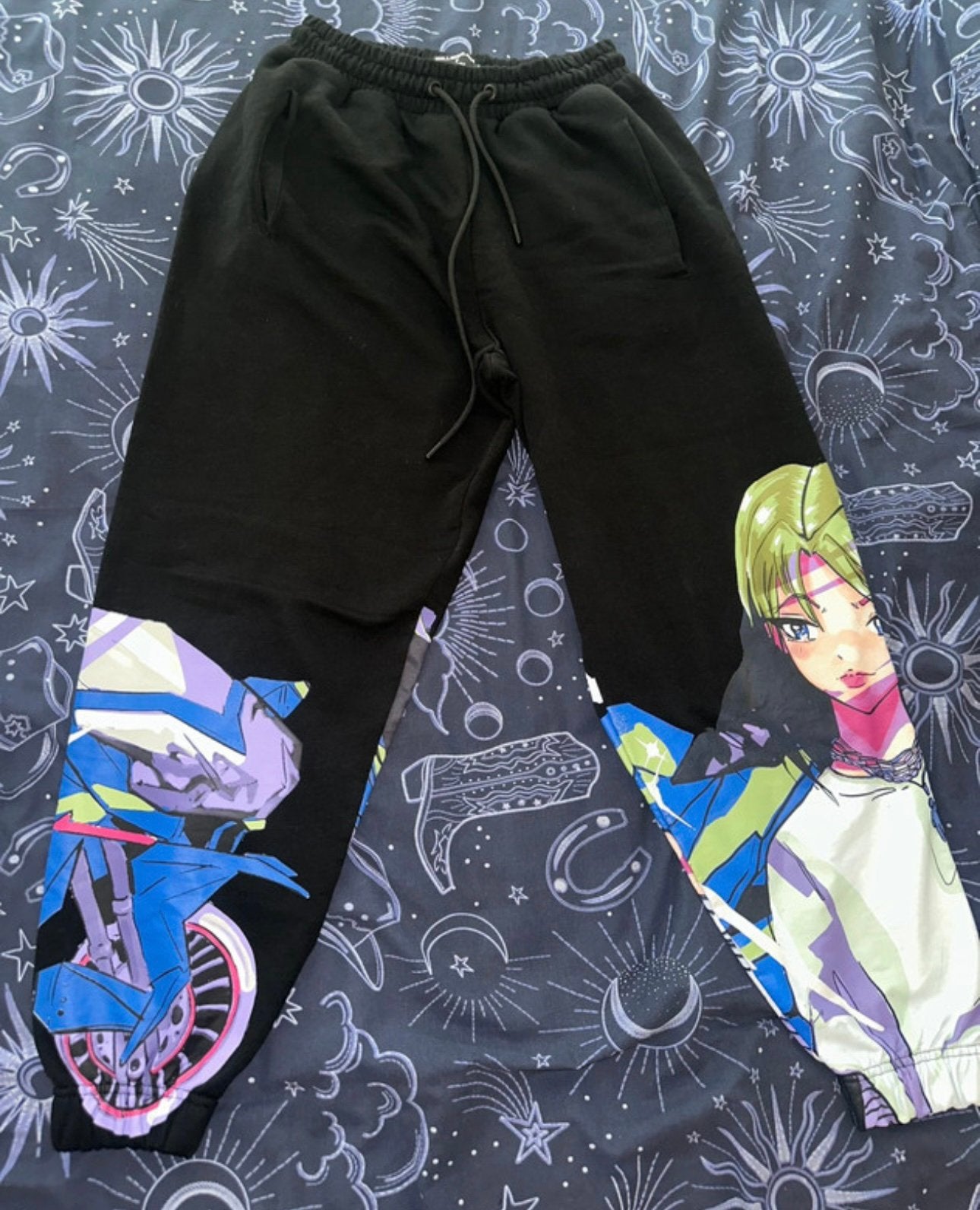 Bershka Billie Eilish zwart oversized baggy broek sweatpants, Zwart, Nieuw, Ophalen of Verzenden, Maat 36 (S)