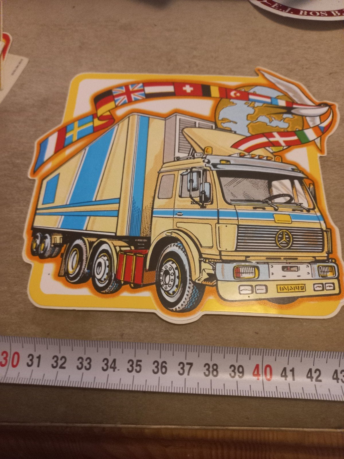 Mercedes, Verzamelen, Stickers, Ophalen of Verzenden, Zo goed als nieuw