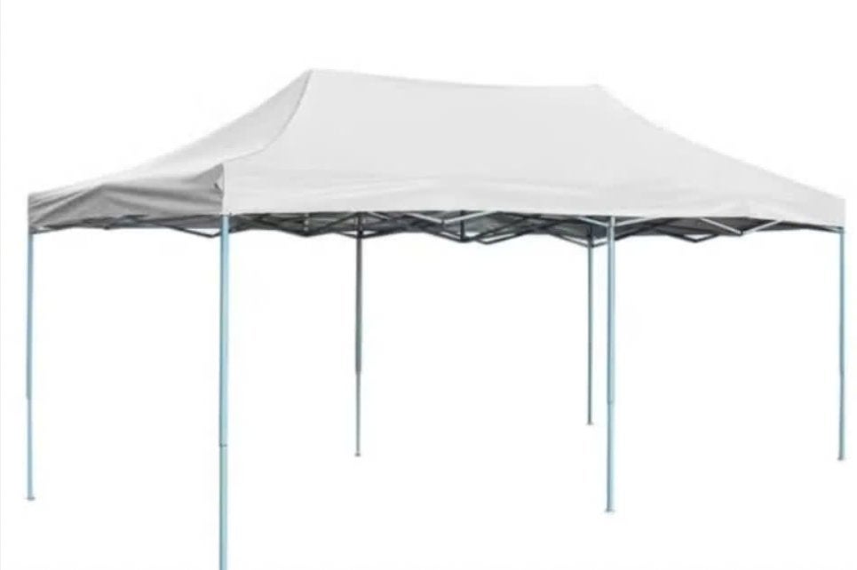 Nieuwe Partytent inklapbaar 3 bij 6 m staal wit, Ophalen, Nieuw, Minder dan 5 meter, Opvouwbaar
