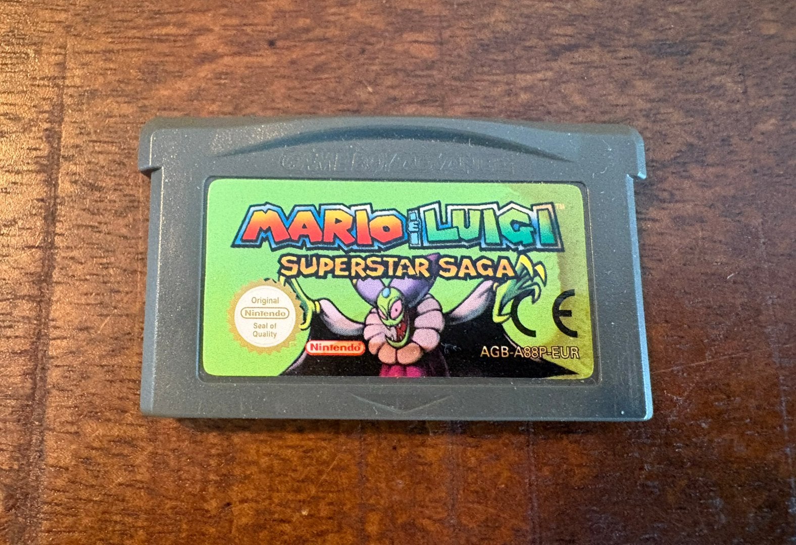 Mario & Luigi Superstar Saga Nintendo Gameboy Advance GBA, Spelcomputers en Games, 1 speler, Ophalen of Verzenden, Zo goed als nieuw