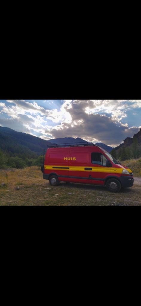 Camper zelfbouw opel movano L2H2, Ophalen