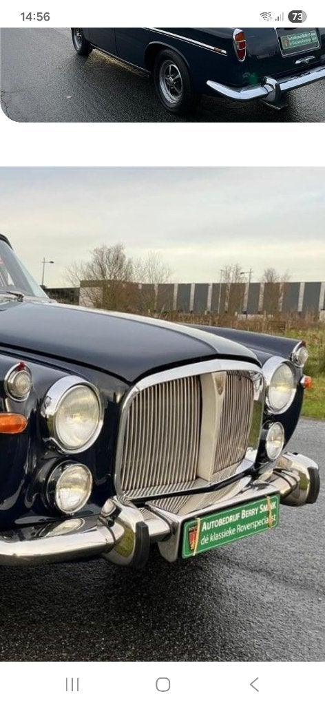 Origineel Rover P5B grille embleem / badge, Ophalen of Verzenden, Gebruikt, Oldtimer onderdelen