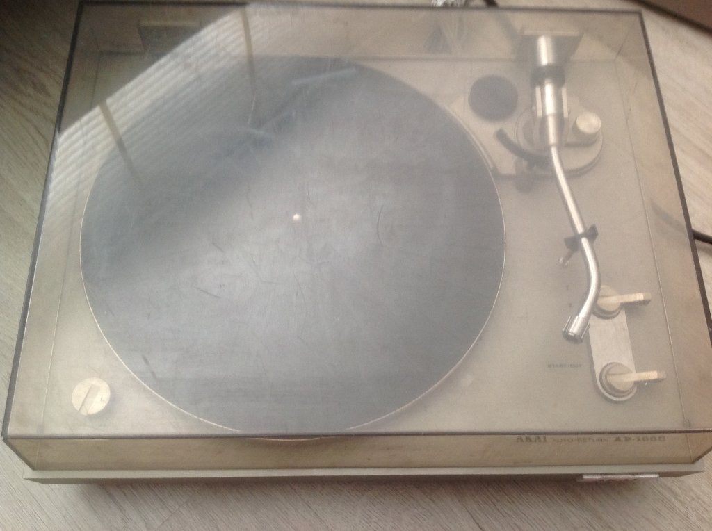 Akai AP-100 2-Speed Auto-Return Belt-Drive Turntable, Audio, Tv en Foto, Platenspelers, Automatisch, Ophalen of Verzenden, Platenspeler