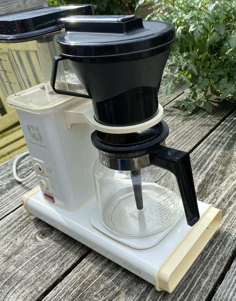 Vintage Douwe Egberts Excellent-10 S filterkoffiezetapparaat, Gebruikt, Koffiemachine, Gemalen koffie, Ophalen of Verzenden