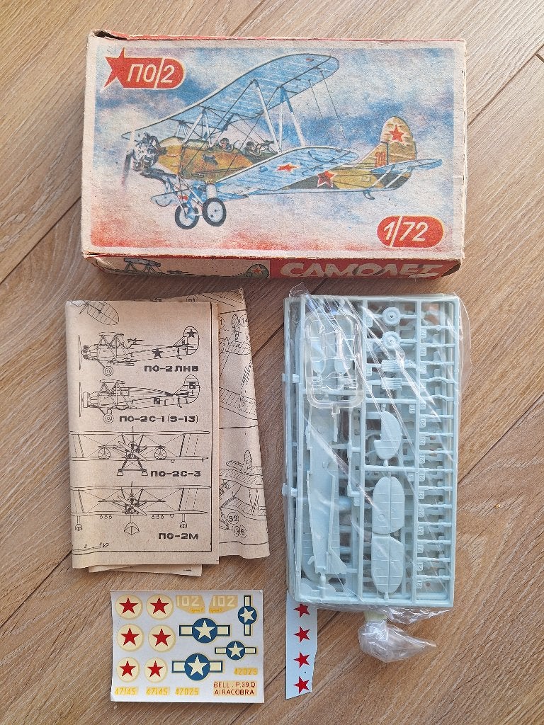 1:72 1/72 Camonet Polikarpov PO-2, Overige merken, 1:72 tot 1:144, Ophalen of Verzenden, Zo goed als nieuw