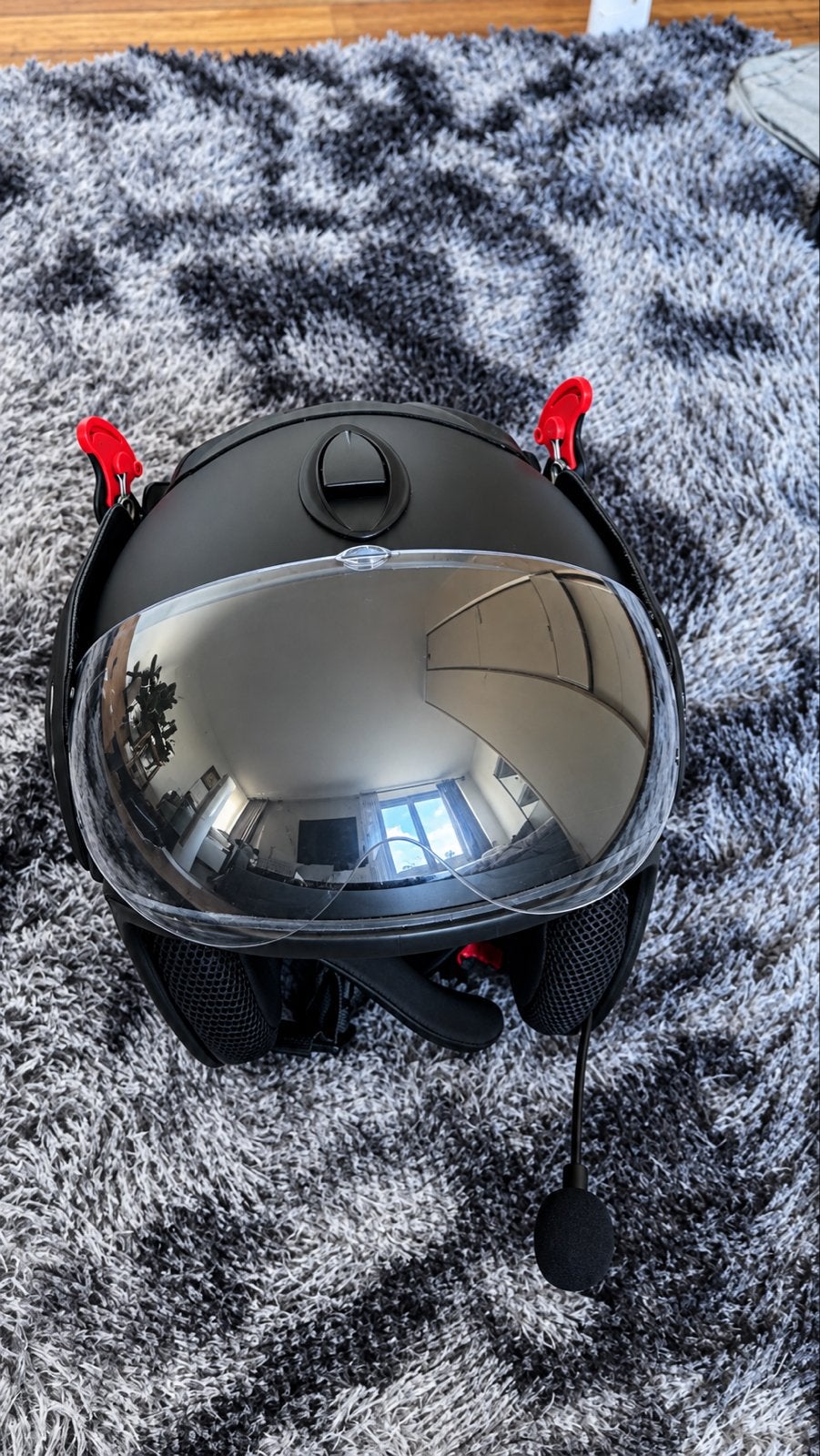 Roof Boxer helm maat M - Goede staat, Motoren, Overige merken, Systeemhelm, Ophalen of Verzenden, S