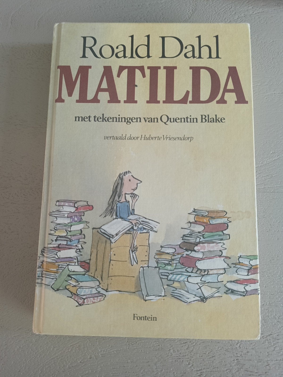 Matilda - Roald Dahl (met tekeningen van Quentin Blake), Ophalen of Verzenden, Gelezen, Roald Dahl, Fictie algemeen