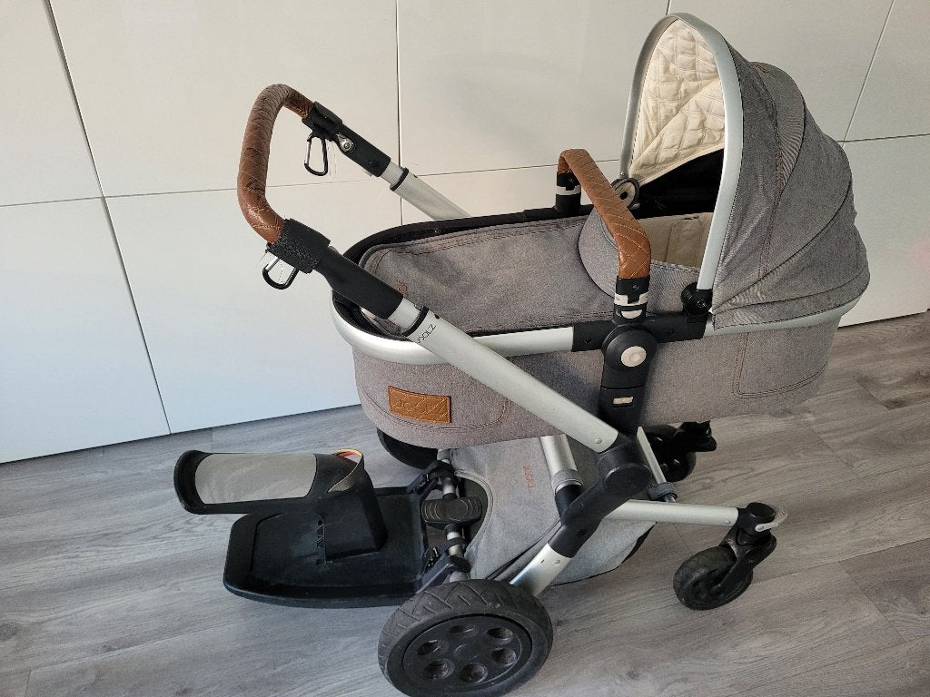 Joolz Day Studio Gris combi kinderwagen met accessoires, Gebruikt, Luchtbanden, Combiwagen, Ophalen