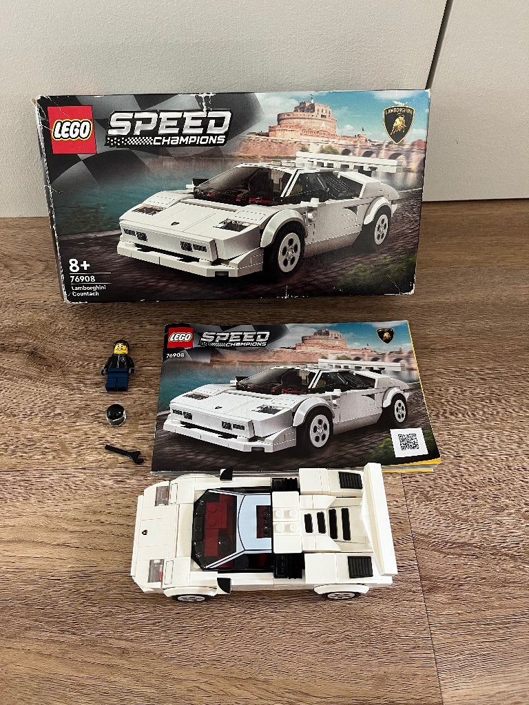 Lego speed champions Lamborghini countach, Gebruikt, Lego, Ophalen of Verzenden, Compleet