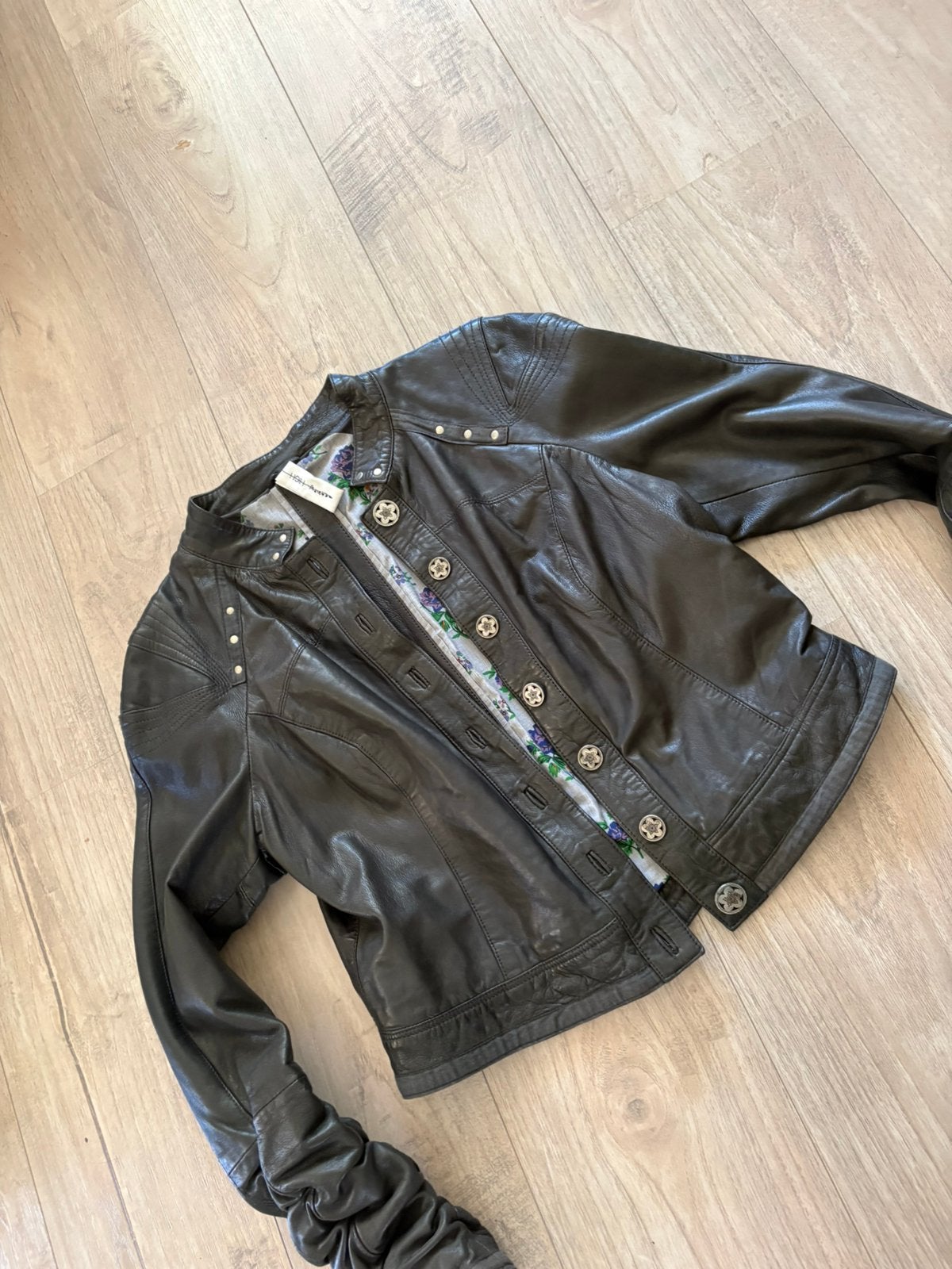 Leren jack van HIGH, Kleding | Dames, Jassen | Zomer, Ophalen, Nieuw, Maat 38/40 (M), Zwart