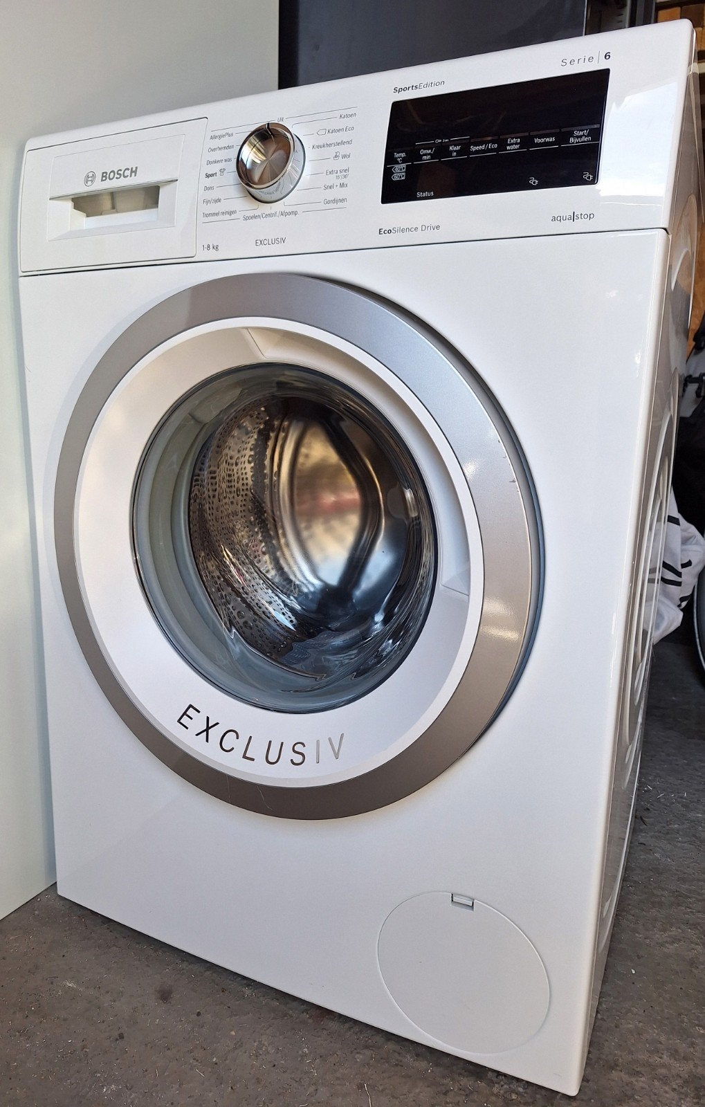 Bosch wasmachine Serie 6 8kg Exclusiv EcoSilence Drive, Witgoed en Apparatuur, Wasmachines, Ophalen, Gebruikt, Handwasprogramma