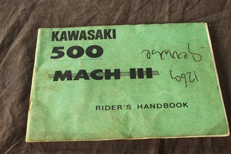 Kawasaki 500 Mach III motorcycle rider's handbook, Ophalen of Verzenden, Kawasaki