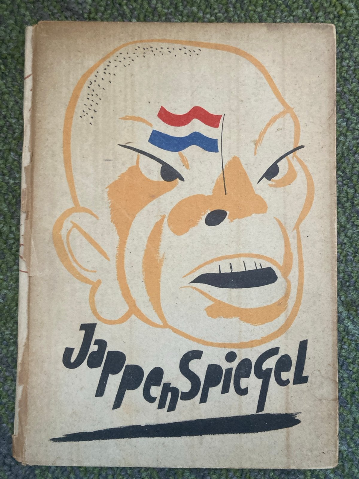 Jappenspiegel - De Bezige Bij 1945 - Antijapans propaganda, Ophalen of Verzenden, Tweede Wereldoorlog, Gelezen, Overige onderwerpen