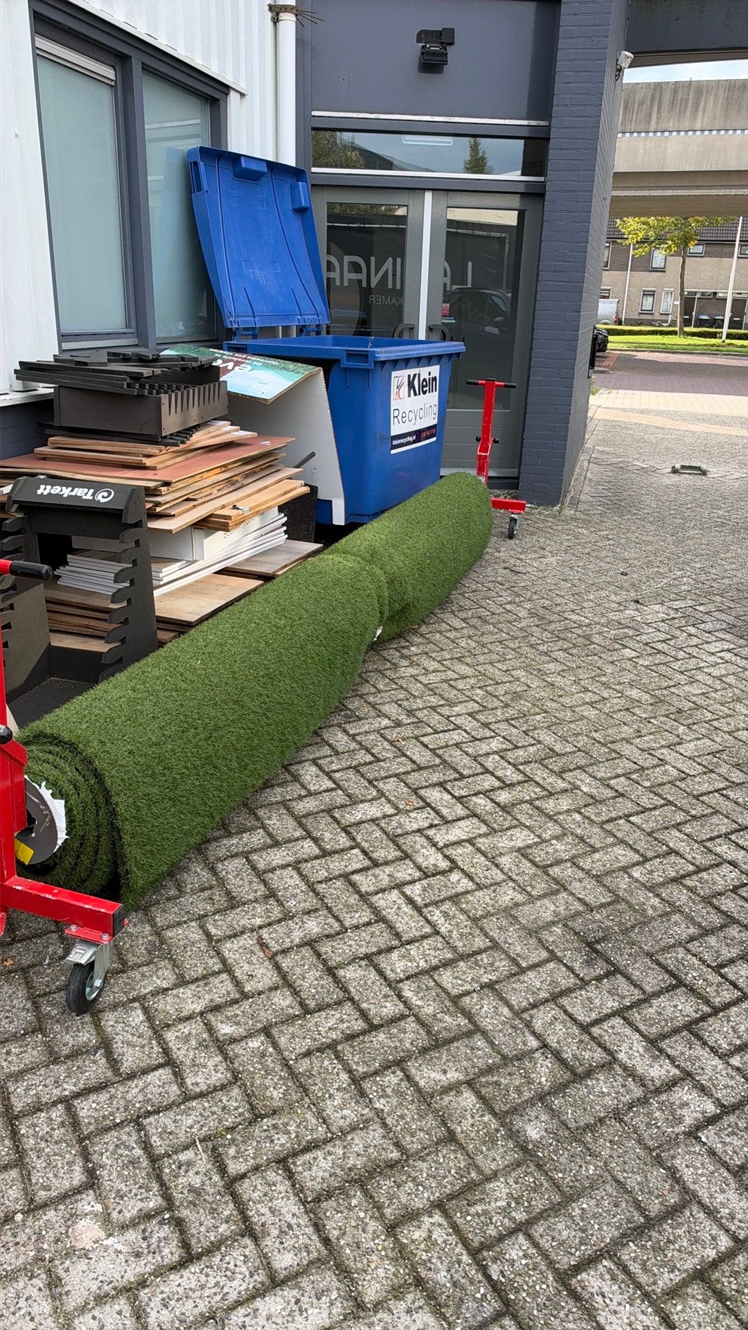 Kunstgras +- 20m alleen ophalen 5x4, Ophalen