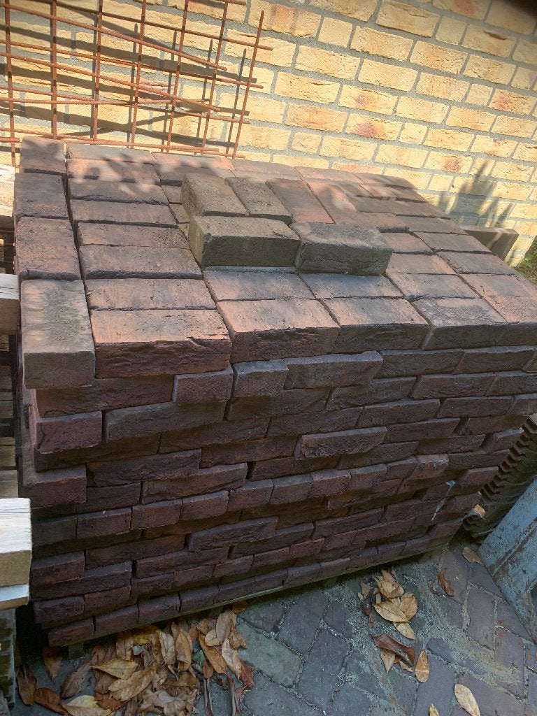 Gevelsteen DF HV Wapper 578 (10m2) Rood-Paars Nieuw, Ophalen, Nieuw, Bakstenen