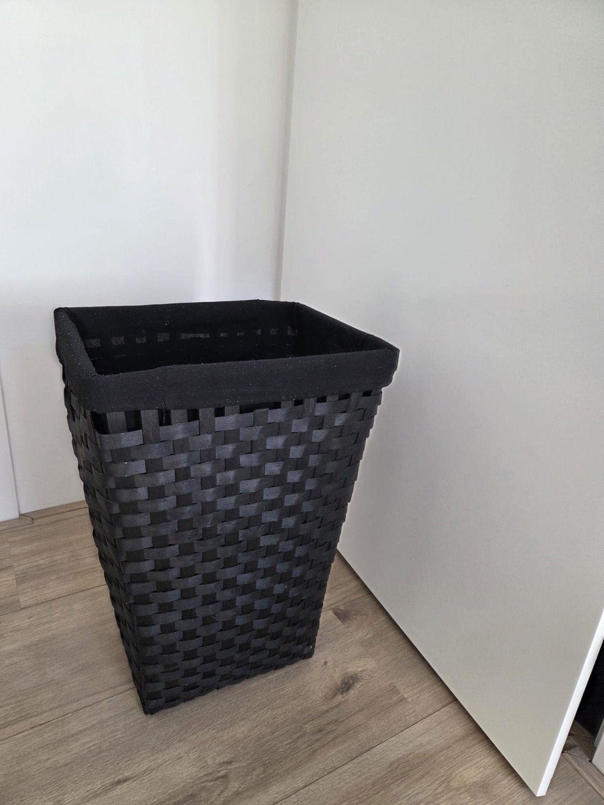 Zwarte Wasmand, Ophalen, Kunststof, Gebruikt, Mand