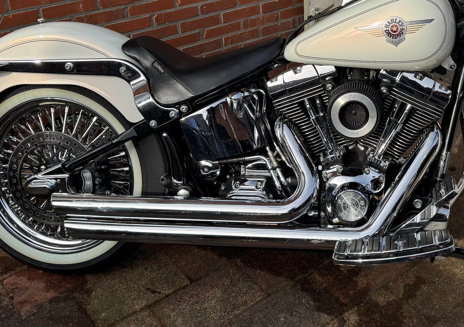 Softail uitlaten phyton, Motoren, Onderdelen | Harley-Davidson, Ophalen
