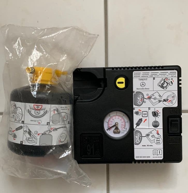 Nieuw Mercedes-Benz TIREFIT bandenreparatieset & compressor, Ophalen of Verzenden, Nieuw
