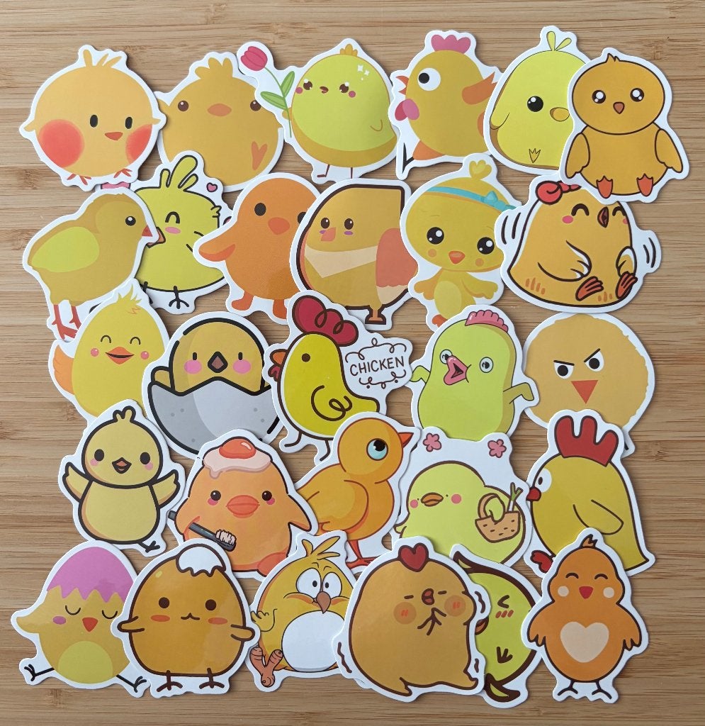 Kuikentjes stickers, Verzenden, Nieuw, Meerdere stickers