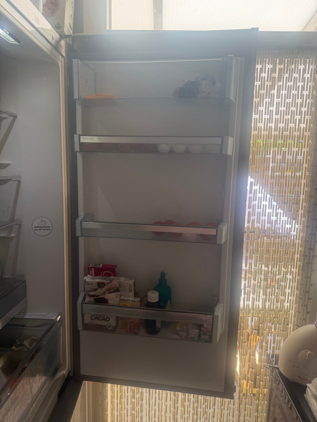 Bosch Koelkast met Vriezer - Gebruikt, Witgoed en Apparatuur, Koelkasten en IJskasten, Gebruikt, 200 liter of meer, 60 cm of meer