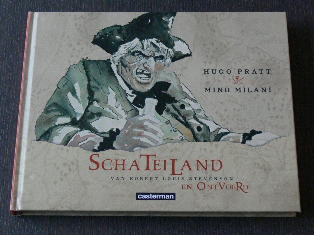 Schateiland en Ontvoerd (in schuifdoos), Boeken, Eén stripboek, Verzenden, Zo goed als nieuw
