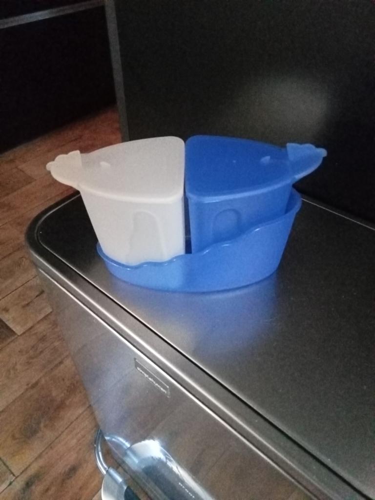 Tupperware     voor melk en suiker, Ophalen of Verzenden, Zo goed als nieuw, Overige typen
